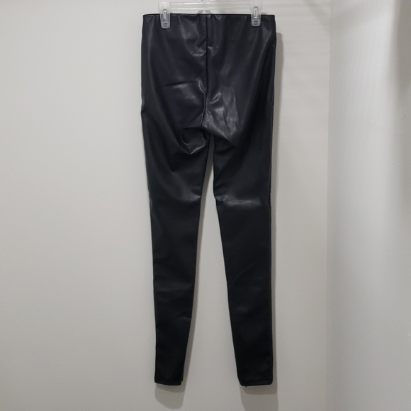Black faux leather leggings XS - Picture 2 of 4